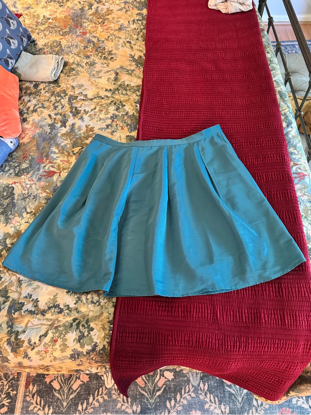 ModCloth Satin Skirt
